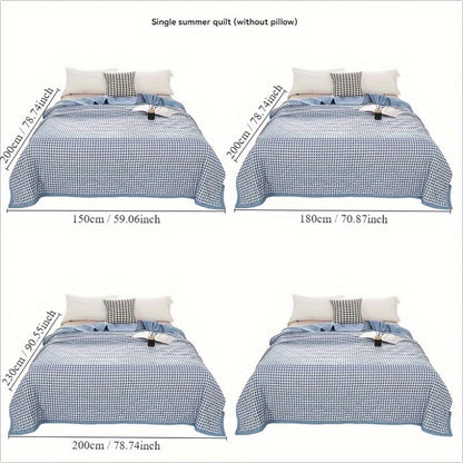 Soft Plaid Throw Blanket for Chill Nights