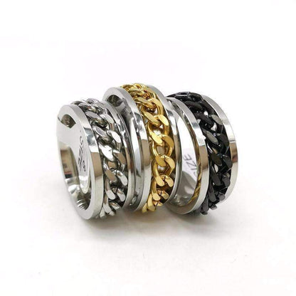 Unique Spin Fidget RingAccessory