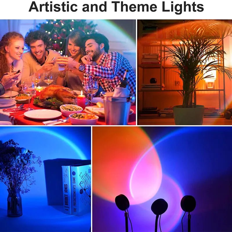 Colorful Sunset LED Table Light Lamp