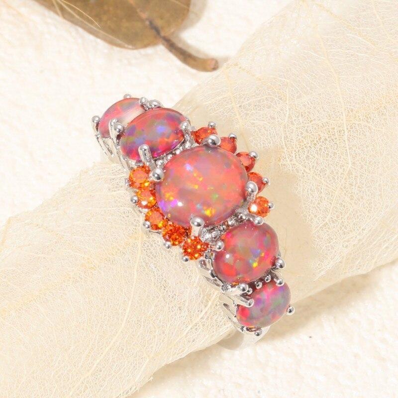 Vibrant Red Gemstone Cocktail Ring