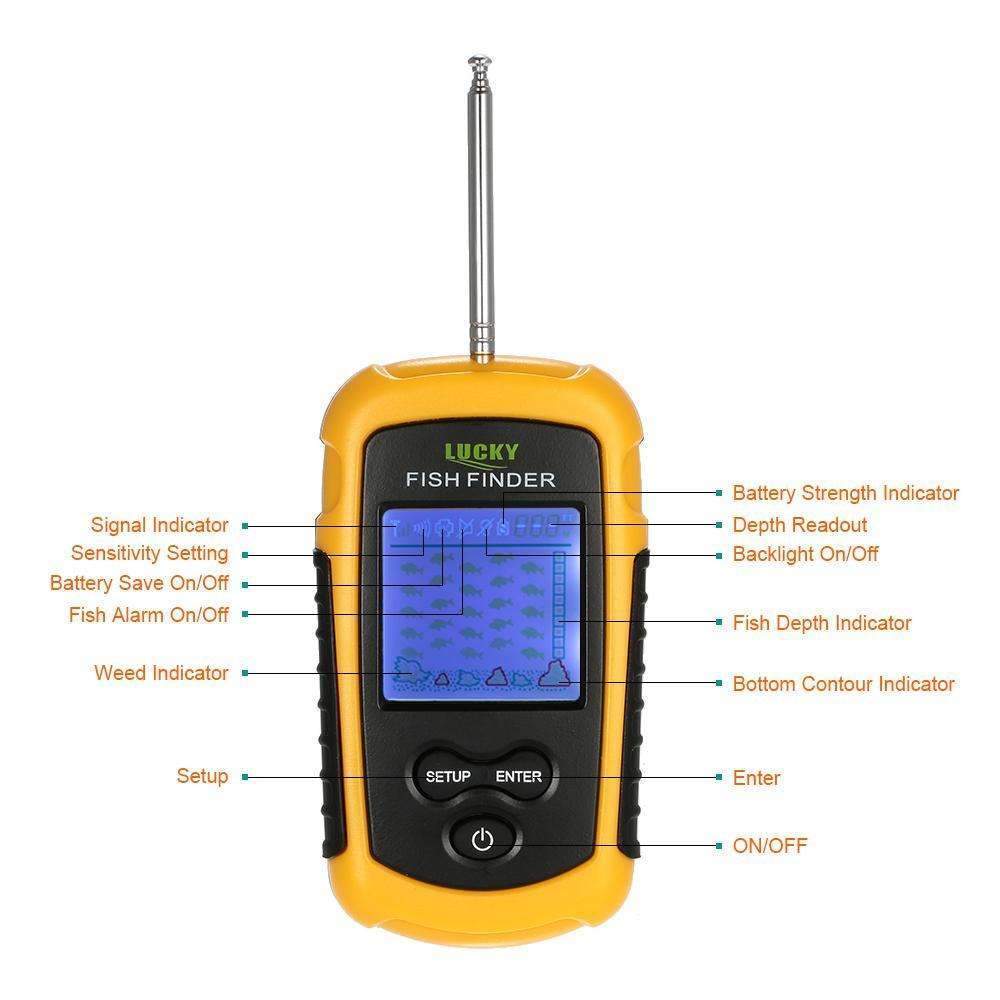 Portable Wireless Fish Detector - Easy Fish Locator