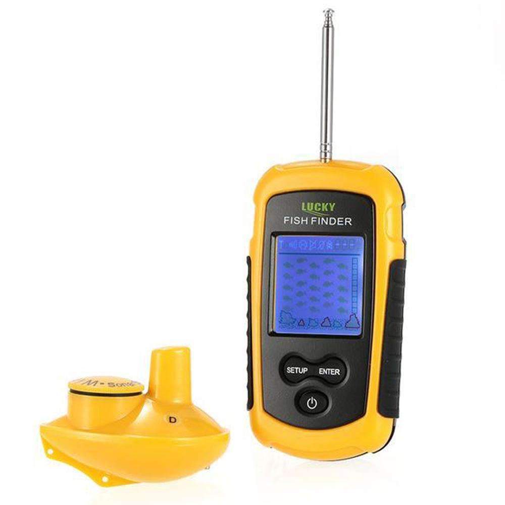 Compact Waterproof Fish Finder - Simple Fish Detector - Luxicro