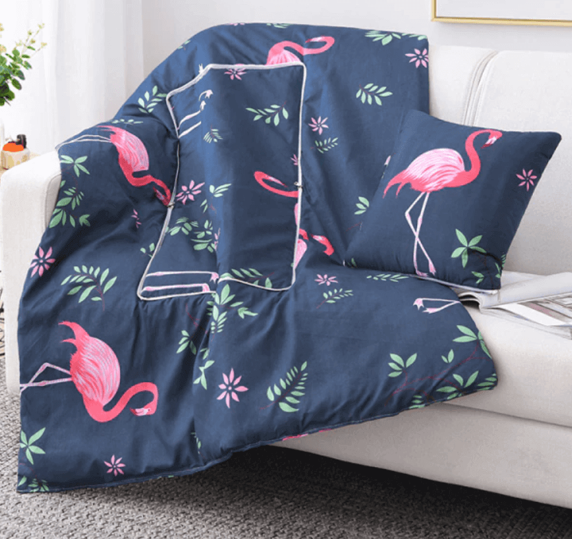 Colorful Kids Character Pillow Blanket
