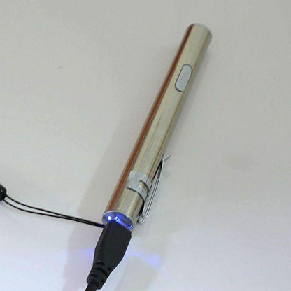 Portable Rechargeable LED Metal Torch Light