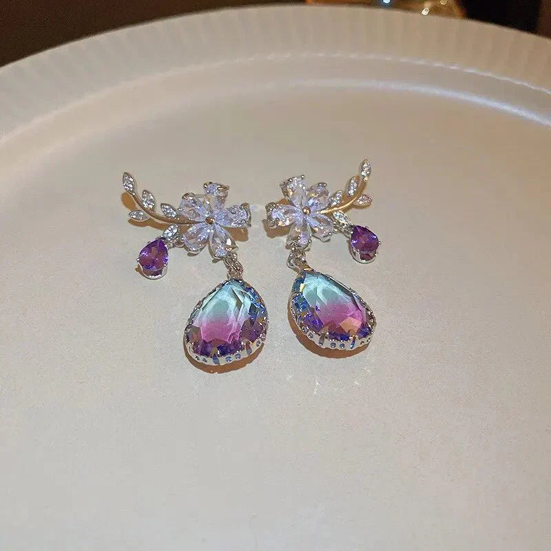 Beautiful Amethyst Dangle Earrings