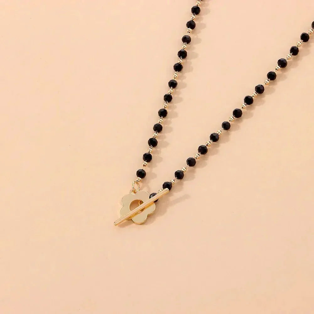 Dainty Flower Chain Choker Necklace