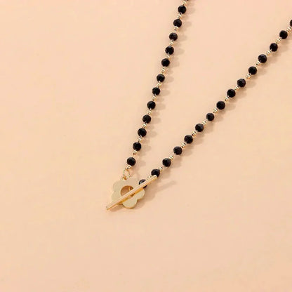 Dainty Flower Chain Choker Necklace