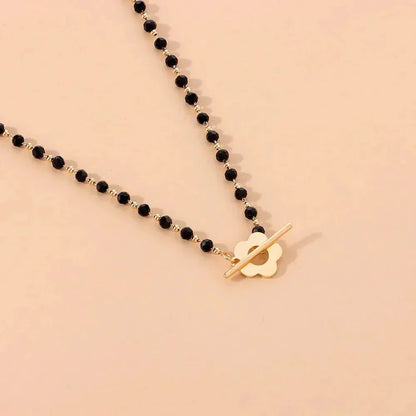 Dainty Flower Chain Choker Necklace
