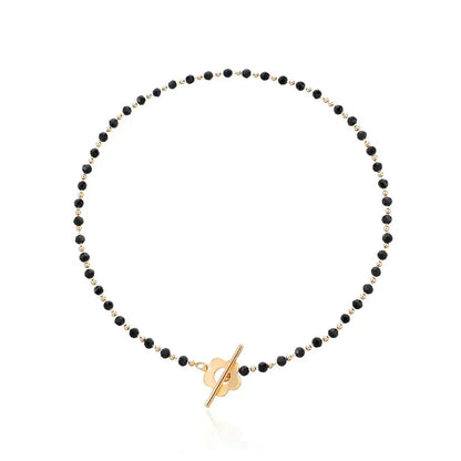 Dainty Flower Chain Choker Necklace