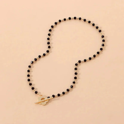 Delicate Floral Pendant Chain Necklace