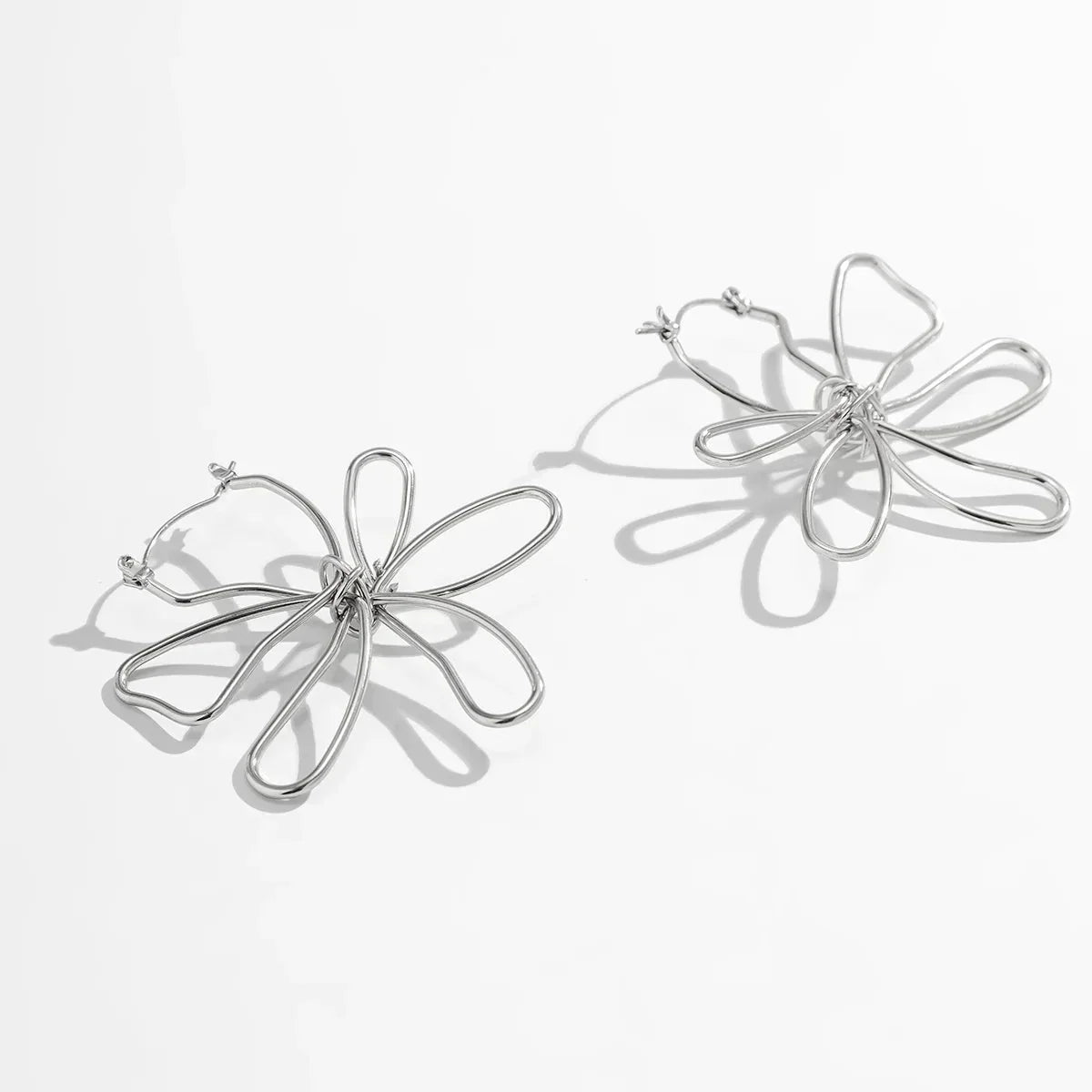 Dainty Floral Pendant Earrings