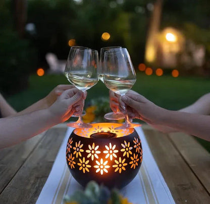 Aromatic Floral Scented Candle Lamp