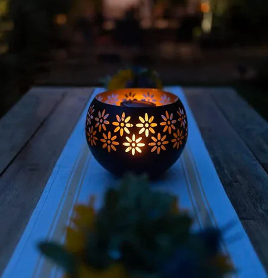 Aromatic Floral Scented Candle Lamp