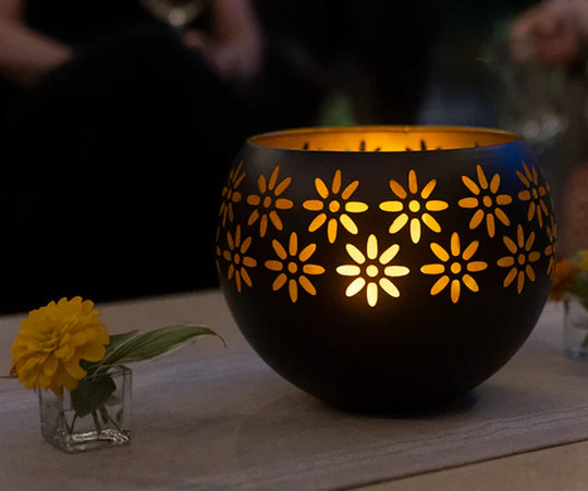 Aromatic Floral Scented Candle Lamp - Luxicro