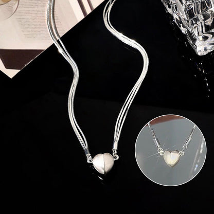 Lovely Heart Magnetic Necklace Pendant