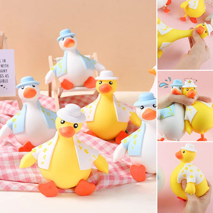 Comical Quacking Rubber Duck Stress Ball