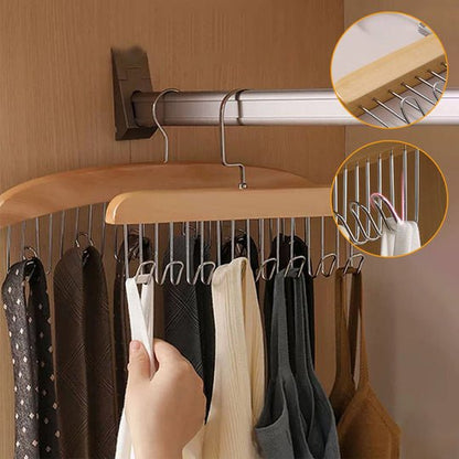 Space Saving Wall Mount Hanger for Home Organization - Luxicro