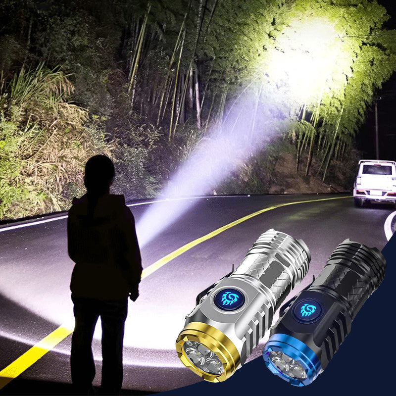 Small LED Flashlight with Colorful Style