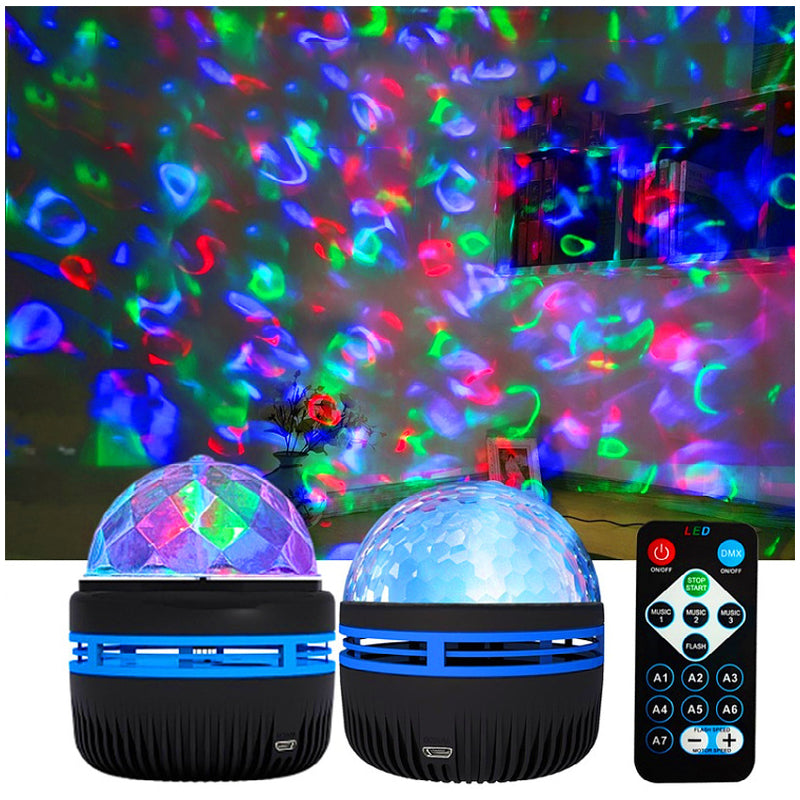 Vibrant Ocean and Starry Night Light Projector
