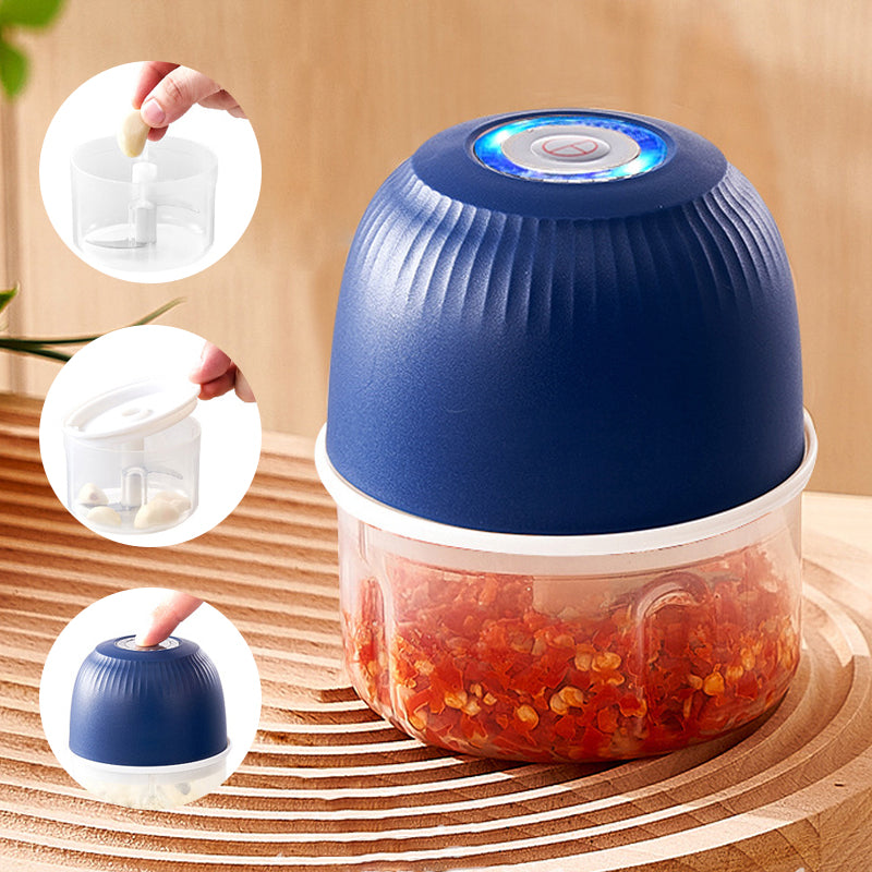 Portable Electric Garlic Press Crusher - Luxicro