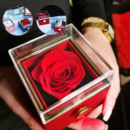 Beautiful Long Lasting Rose Gift Box