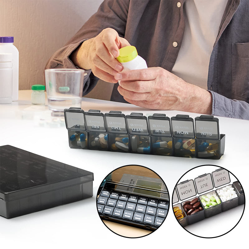 Large Capacity Pill Box Organizer