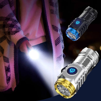Small LED Flashlight with Colorful Style