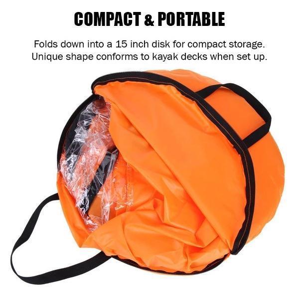 Compact Inflatable Kayak Paddle Set