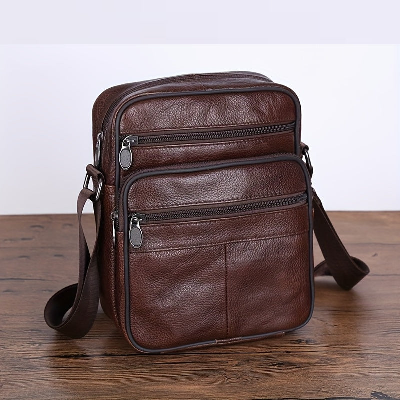 Authentic Leather Cross Body Messenger Bag