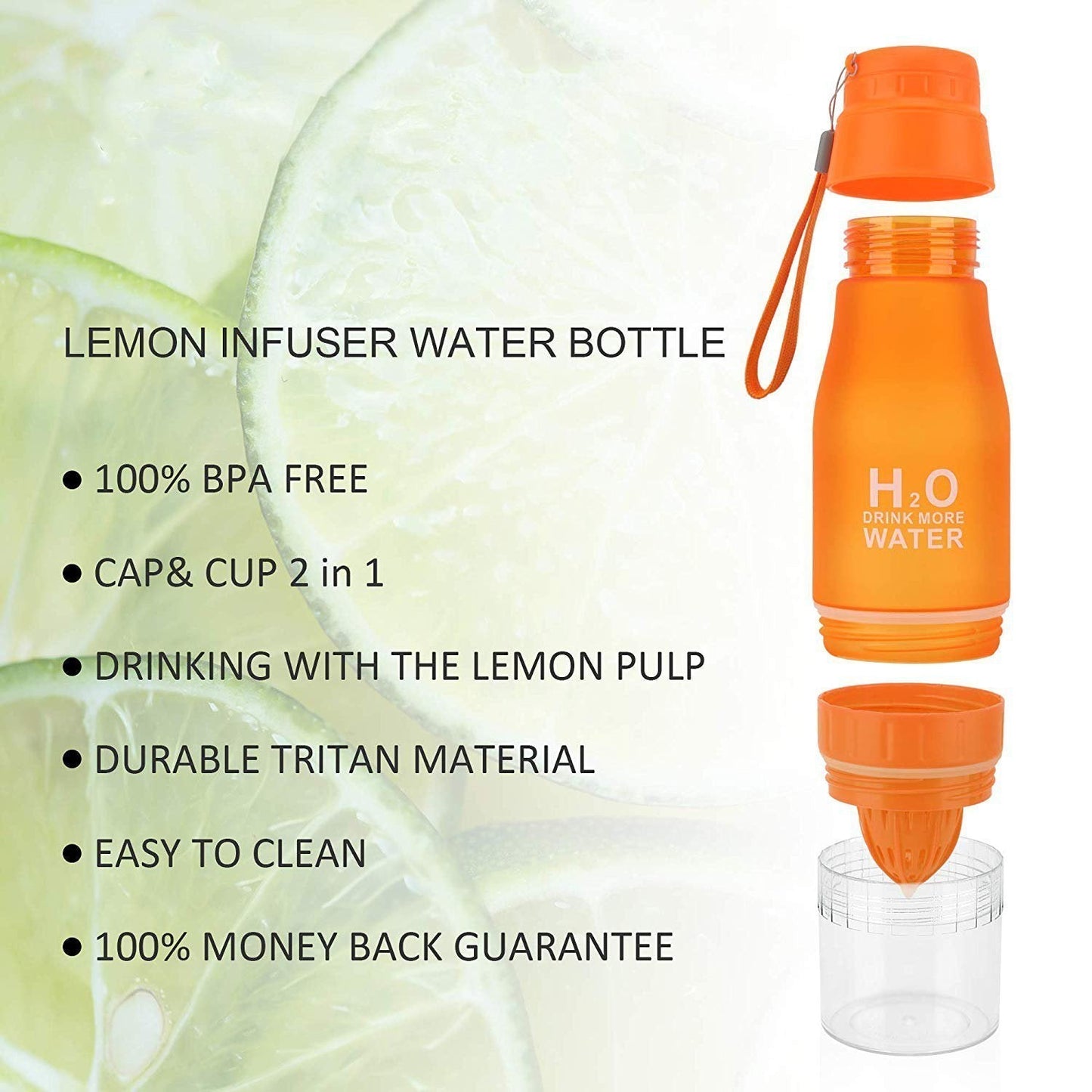Fresh Fruit Flavor Water Bottle