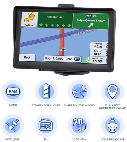 Advanced 7 GPS Sat Nav with Live Traffic Alerts