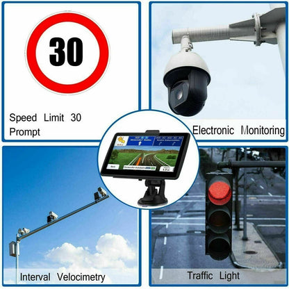 Advanced 7 GPS Sat Nav with Live Traffic Alerts