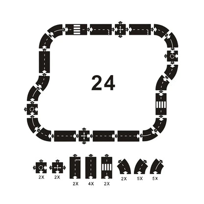 Speed Racing Car Track Playset