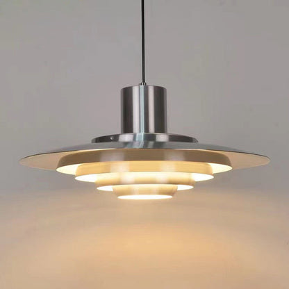 Sleek Metal Hanging Light Fixture - Luxicro