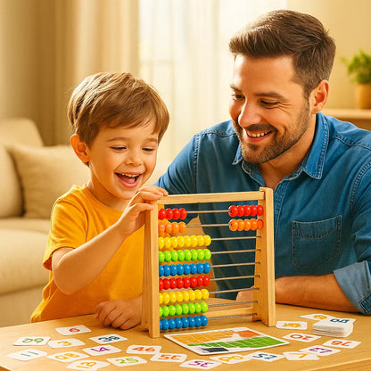 Wooden Number Learning Frame for Kids - Luxicro