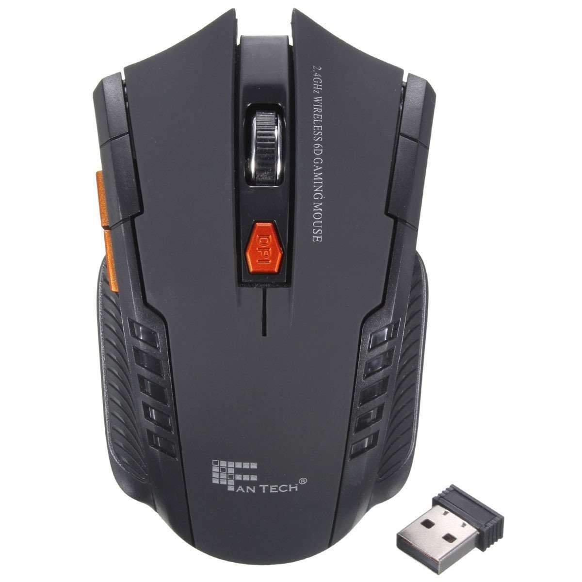 Compact Wireless Gaming Mouse 2000DPI Optical Mouse