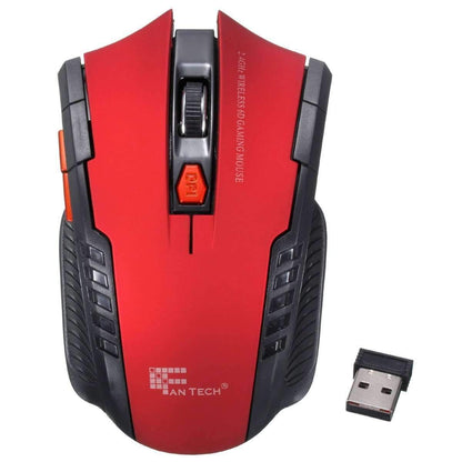 Compact Wireless Gaming Mouse 2000DPI Optical Mouse