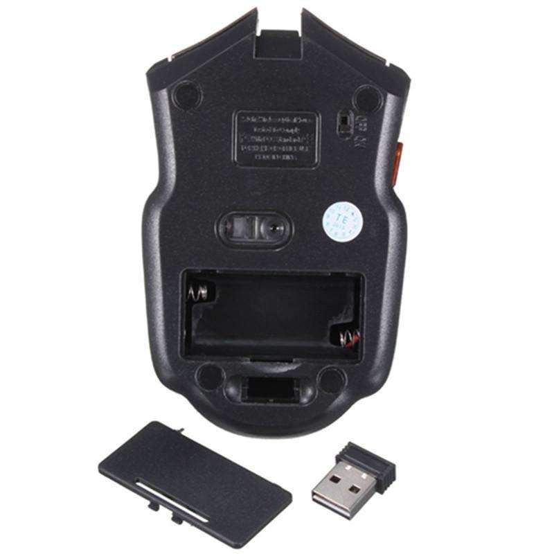 Compact Wireless Gaming Mouse 2000DPI Optical Mouse