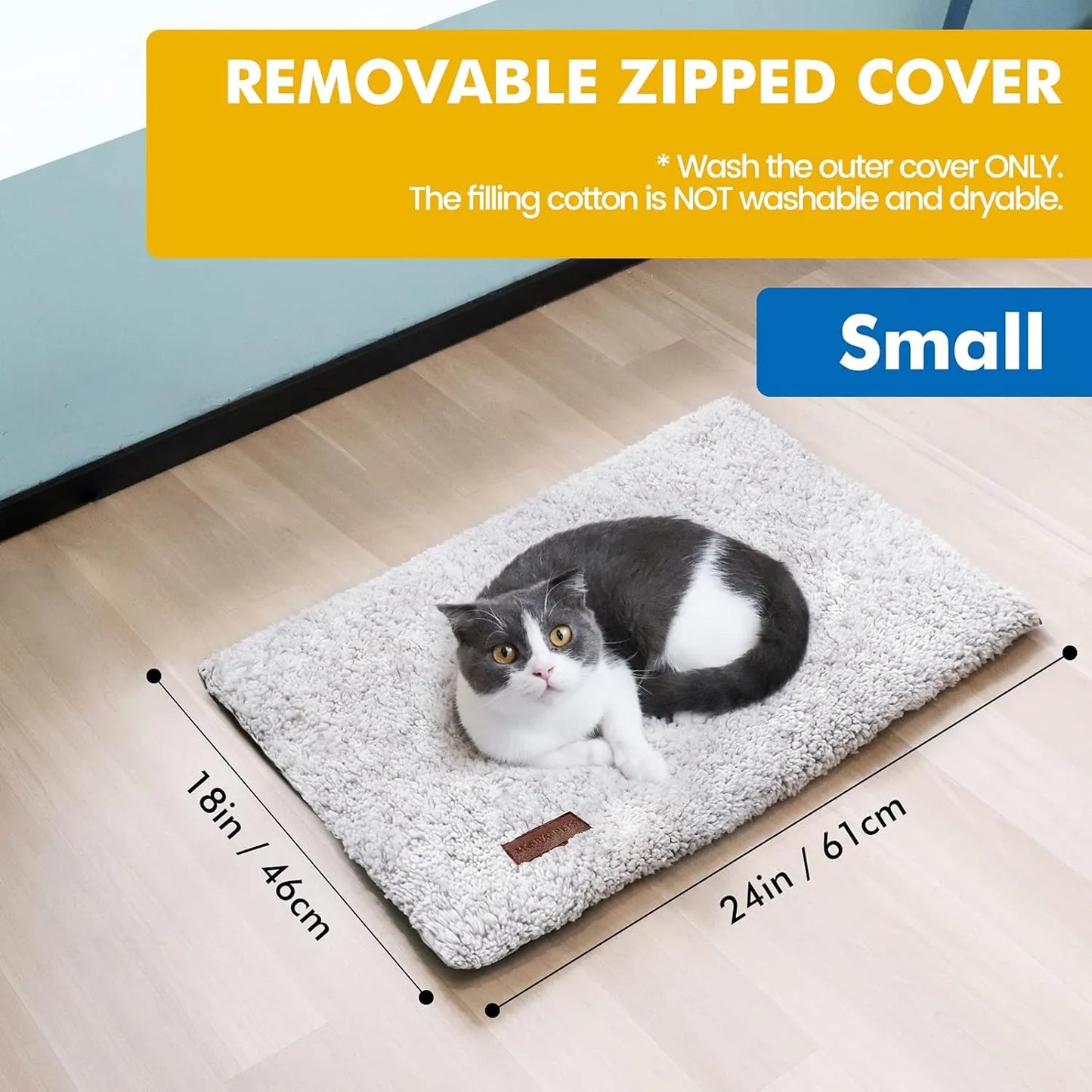 Cozy Heated Cat Bed | Warm Pet Mat for Home