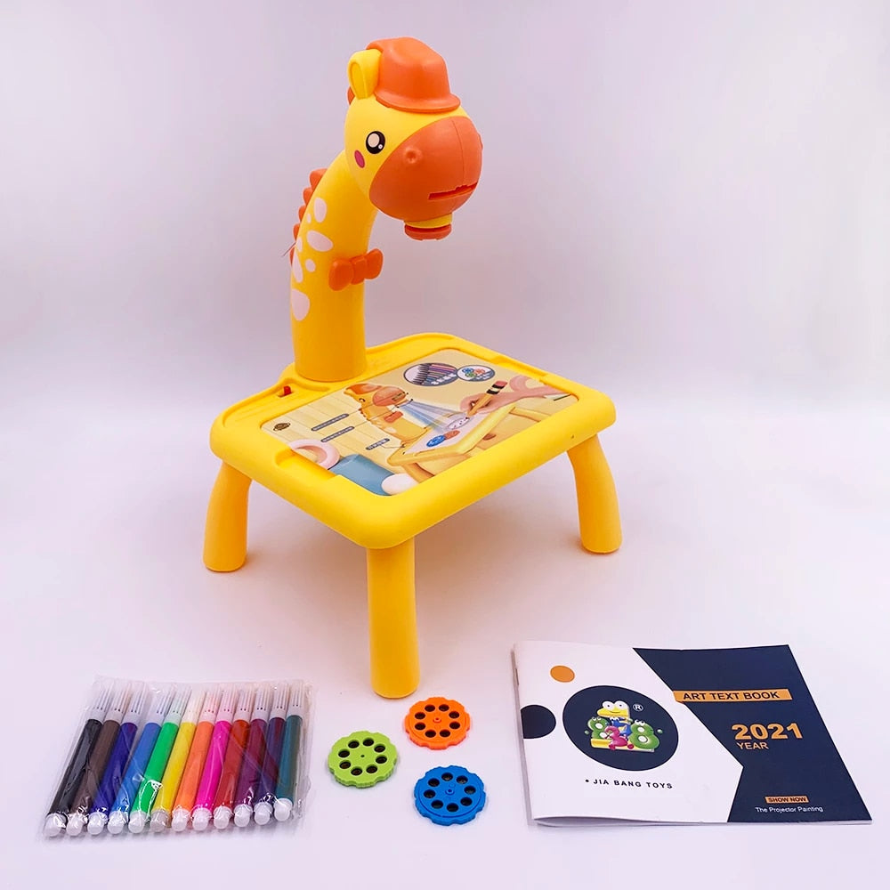 Fun Kids Dinosaur Drawing Table