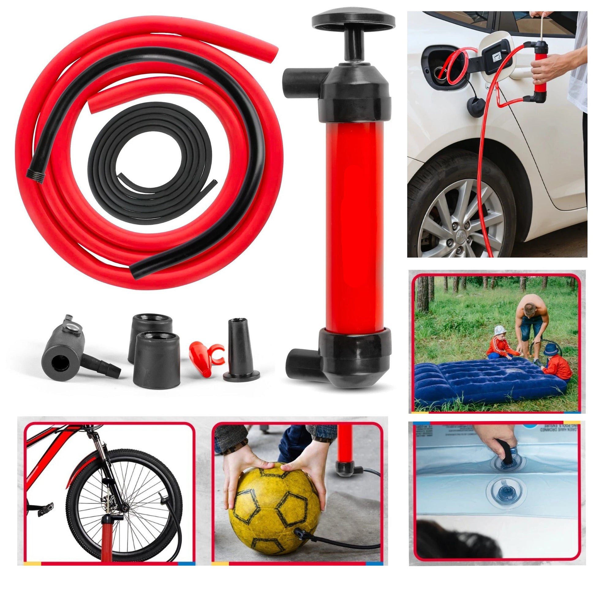 Fuel Transfer Hand Pump For Gas Oil Liquid - Luxicro
