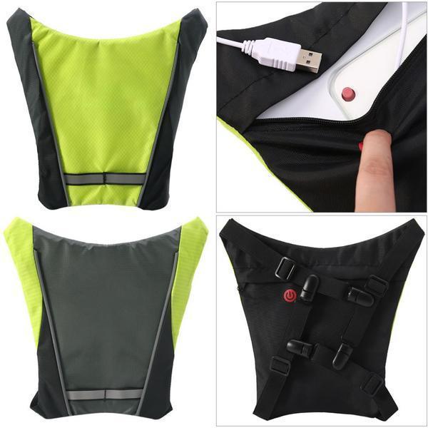 Bright Reflective Cycling Vest Waterproof Jacket