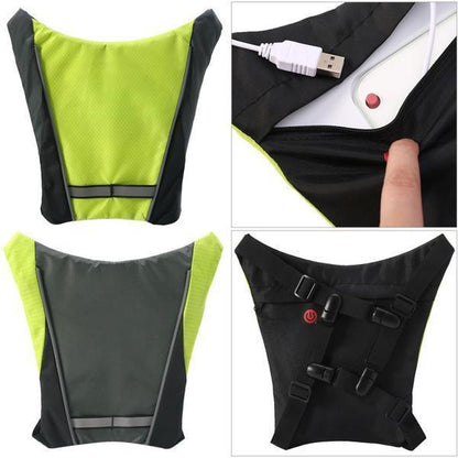 Bright Reflective Cycling Vest Waterproof Jacket