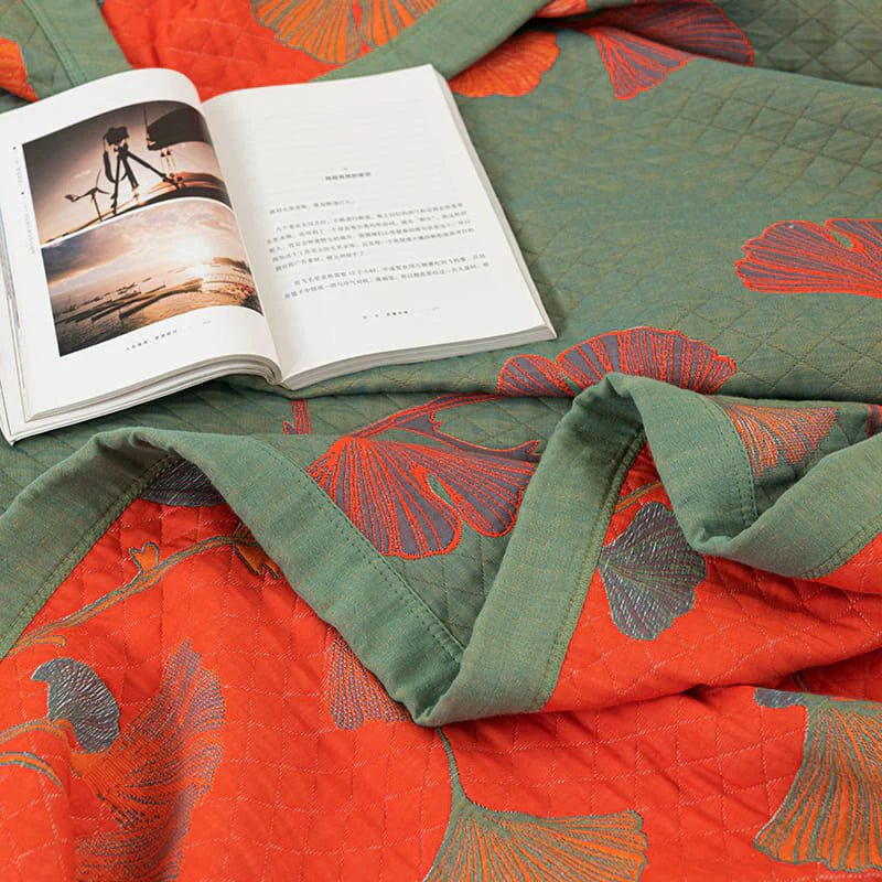 Comfortable Blossom Print Double Sided Sheet Set