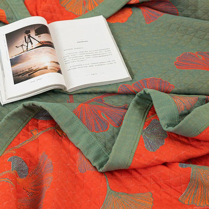 Comfortable Blossom Print Double Sided Sheet Set