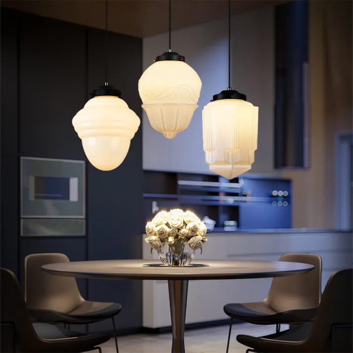 Modern Geo Glass Pendant Light
