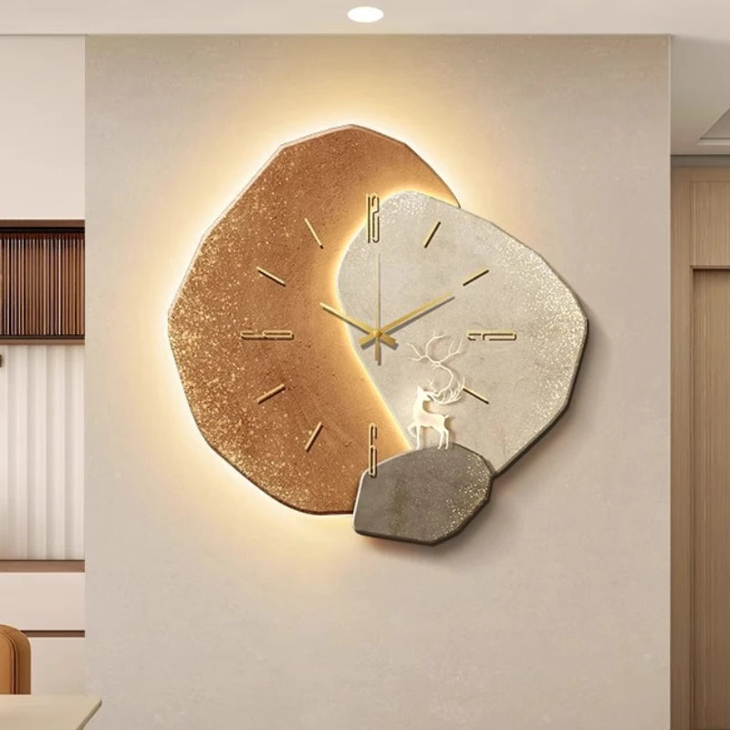Classic White Wooden Wall Clock