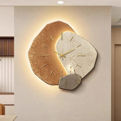 Classic White Wooden Wall Clock