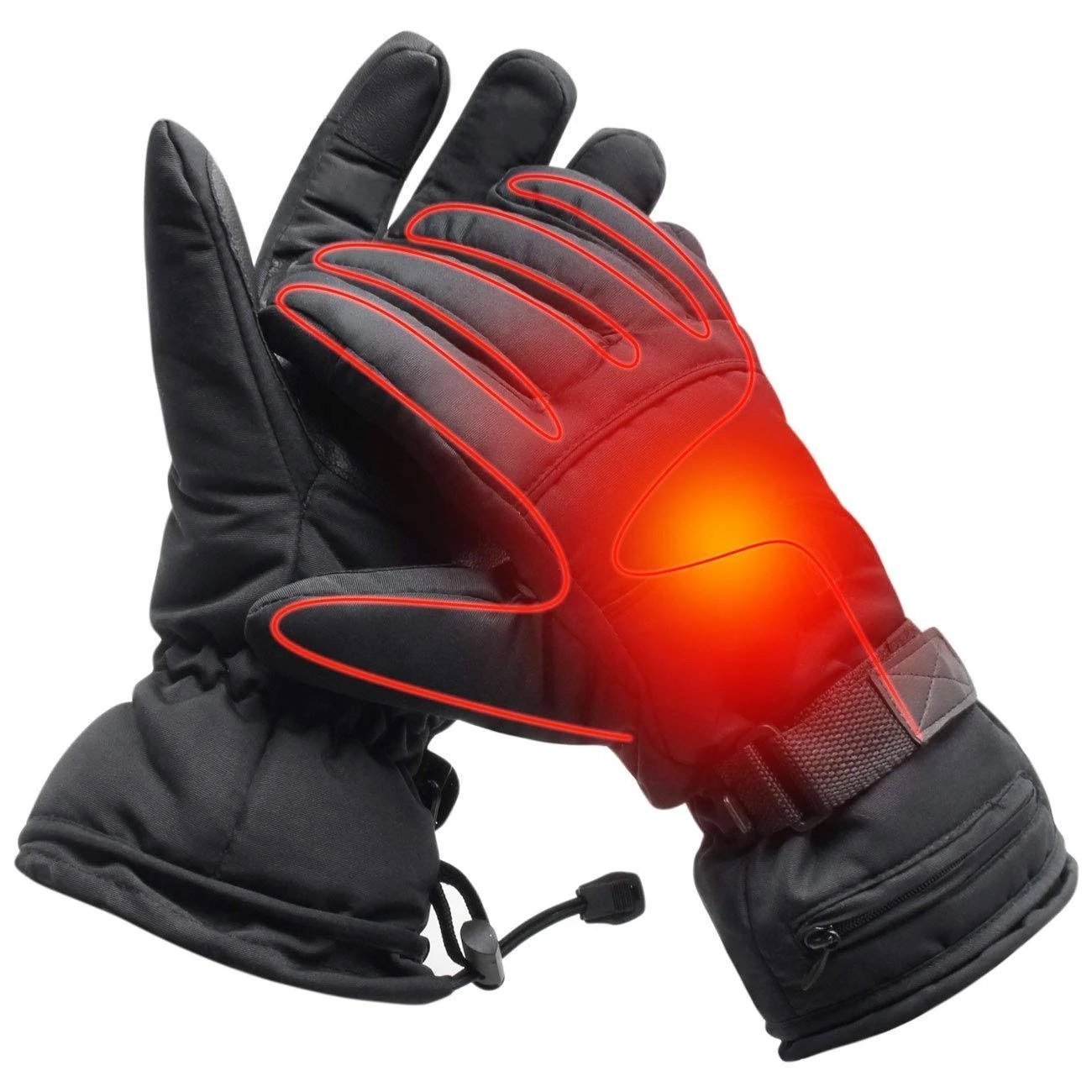 Warm Rechargeable Gloves for Winter Outdoor Use - Luxicro