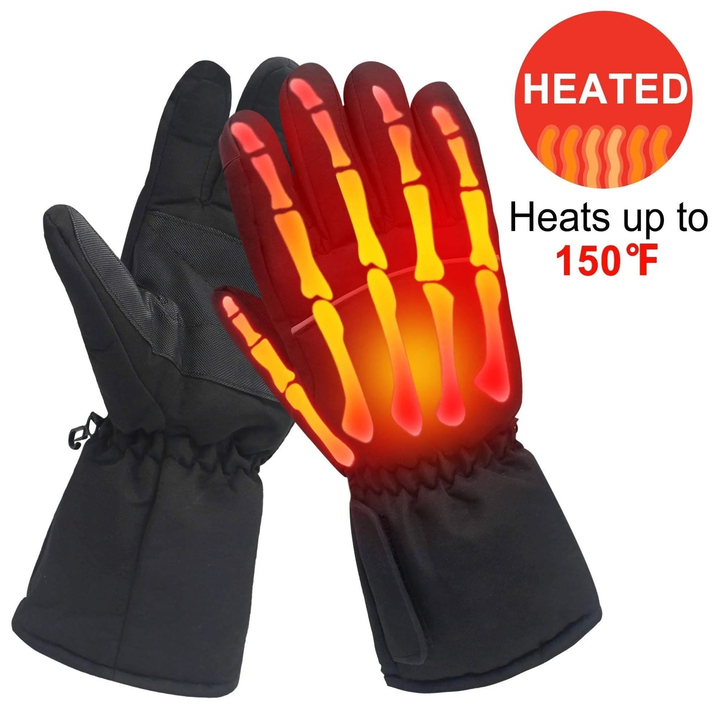 Warm Rechargeable Gloves for Winter Outdoor Use